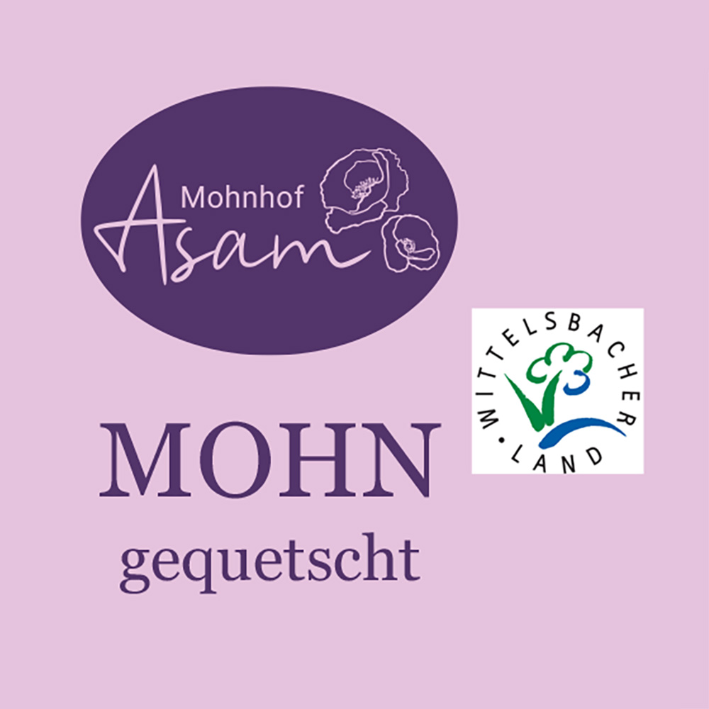 Mohnhof Asam Mohn gequetscht